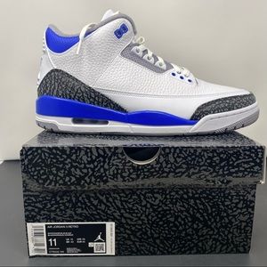 Air Jordan Retro 3 Racer Blue size 11 NIB DS CT8532-145